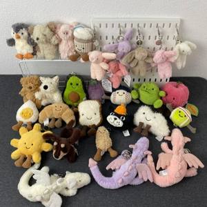 Pendentifs en peluche courte unisexe pour la série Jelly Original Standard Flat Rabbit Bear West Highland - Product Image 2