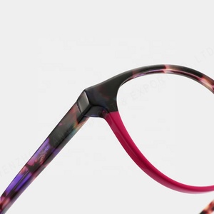 Gafas Redondas de Acetato, Certificadas ISO9001, Material Ligero, Comodidad para Uso Prolongado en la Empresa y Durante Actividades - Product Image 5