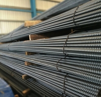 Barre d'armature déformée en acier au carbone laminé à chaud HRB400/HRB500, norme ASTM, pour la construction, l'armature et les applications structurelles, soudable