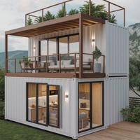 Maison conteneur modulaire à assemblage rapide Casa dos Cuartos Petite villa avec chambres – Idéale pour une installation rapide