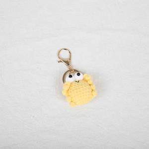 Llavero de <span class=keywords><strong>Cangrejo</strong></span> Pequeño Hecho a Mano, Colgante de Dibujos Animados, Mini Adorno para Bolsa, Accesorios para Parejas - Product Image 3