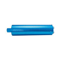 Foret diamanté à segment Arix soudé au laser, longueur 112 mm, filetage 450 mm 1-1/4UNC, pour la découpe humide de béton armé