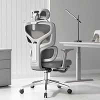 Chaise de bureau ergonomique confortable pour le travail assis, chaise de jeu avec accoudoirs réglables, fournie par le fabricant