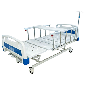Cama Hospitalaria Manual <span class=keywords><strong>de</strong></span> 3 Manivelas al por Mayor, Directa <span class=keywords><strong>de</strong></span> Fábrica, Cama <span class=keywords><strong>de</strong></span> Enfermería Manual para Pacientes con Ictus o Parálisis, Cuidado Clínico - Product Image 1