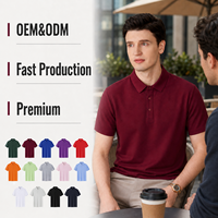 Camisas Polo Personalizadas para Hombre, Mezcla de Algodón y Elastano, Frescas, Ejecutivas, Transpirables, Suaves, Casuales de Negocios, Polo Premium, OEM, ODM