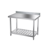 Onlocation Hospitality RVS 201/304 professioneel keukenwerkblad geperforeerde onderplank zelfreinigende coating