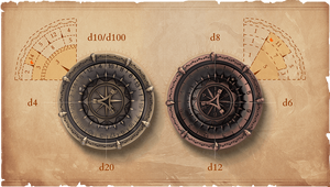 Personnalisable 7-en-2 Dual-spin Wheels Random <span class=keywords><strong>King</strong></span> <span class=keywords><strong>Dice</strong></span> pour RPG Square & D20 Release Stress & Enhance Gameplay in DND Games - Product Image 5