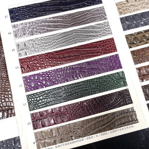 Искусственная искусственная кожа из крокодиловой кожи из ПВХ, Роскошная искусственная кожа из ПВХ, тиснение для обуви, сумки - Product Image 3