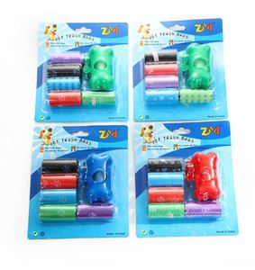 Bone-shaped Pet Poop Bag Holder, 6 Rolls of Printed Dog Waste Bags, Dispenser for Poop Bags - Product Image 6