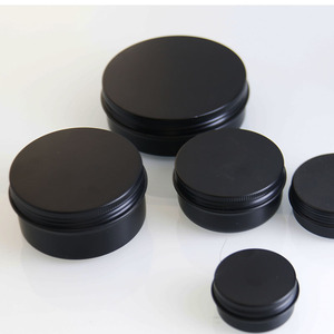 Venta al por mayor logotipo personalizado <span class=keywords><strong>mate</strong></span> metal 5mL-100mL latas de aceite para el cabello cosméticos aluminio envases latas tarros para velas latas velas - Product Image 1