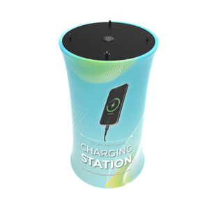 Table de recharge portable rétroéclairée pour téléphone portable pour les expositions, les événements musicaux, personnalisation gratuite, facile à <span class=keywords><strong>changer</strong></span> de tissu - Product Image 2