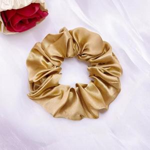 Oversized Satin Scrunchies Large Soft Hair <b>Ties</b> Solid Color Maillard Scrunchie Women Girls Fashion Hair Accessories Wholesale - Product Image 5