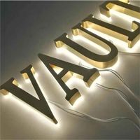 DakeSign OEM ODM Lettres Métalliques Rétroéclairées Personnalisables pour Panneau Publicitaire de Café, Conception Gratuite, Acier Inoxydable IP65