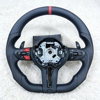 Volant en cuir pour BMW F10 F11 F12 F15 F16 F20 F22 F25 F26 F30 F31 F32 F34 F35 F36 F07 F01 F02 E60 E71 E90 F80 F84 F90