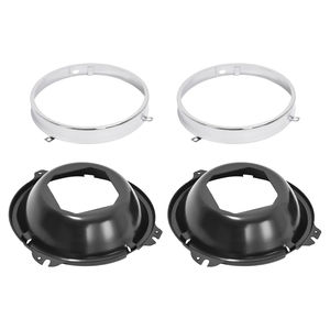 8 pièces pour <span class=keywords><strong>Chevrolet</strong></span> Chevelle 64-70 & <span class=keywords><strong>Impala</strong></span> 58-72 Ensemble de bagues et de godets de phares de camion - Product Image 3