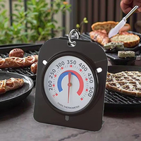 Termometer Oven Dial Baja Tahan Karat ShenWei SWK-005 Tidak Memerlukan Listrik untuk Memanggang Daging, BBQ, dan Penggunaan Dapur