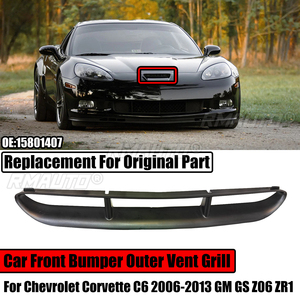สำหรับ Chevrolet C6 Corvette GM GS Z06 ZR1 ปี 2006-2013 ชุดแต่งกันชนหน้า ช่องระบายอากาศด้านนอก กระจังหน้าส่วนบน 15801407 ชุดเปลี่ยนอะไหล่ตัวถัง - Product Image 1