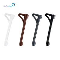 Crochets d'oreille antidérapants en silicone pour branches de lunettes, manchons de maintien pour montures en acétate