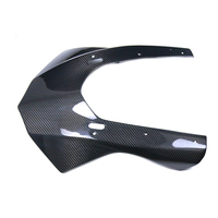 AISKA - Carenado Frontal Superior de Fibra de Carbono Real 3K para Motocicleta Yamaha R1 R1M 2015-2019
