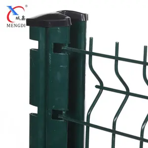 Chất lượng cao hàn dây lưới Greenfield hàng rào PVC bột cong dây lưới hàng rào để bán