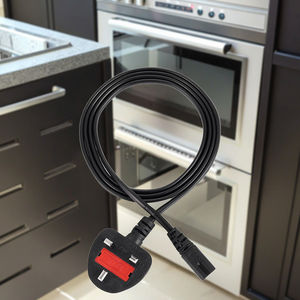 영국 유형 IEC C7 전원 코드 250V 1m 3m 5m 전원 연장 케이블 전원 리드 케이블 및 다양한 장치에 대한 코드 - Product Image 6
