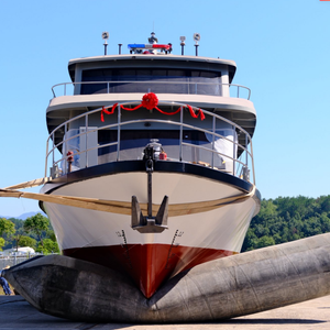 Florescence Yüksek Kaliteli Şişirilebilir Doğal Kauçuk Siyah ISO9001 Sertifikalı Gemi İndirme Deniz Kurtarma Hava Yastığı Basınç Göstergesi - Product Image 2