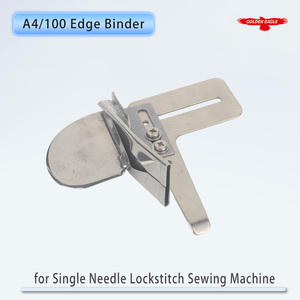 Relieur de bordure A4/100 / Accessoires pour machine à coudre à point noué simple JUKI DDL-5550 8700 9000 Brother S7200 - Product Image 1