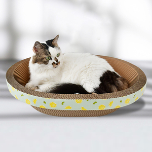 Customization Oval Scratch Pad <strong>Large</strong> Cat Beds Scratching Box Cat <strong>Scratcher</strong>