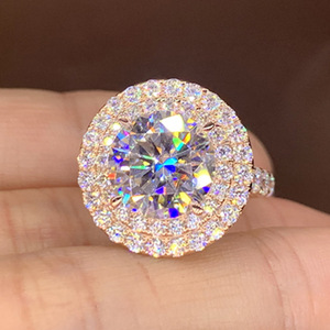 Anello in Cristallo Tonalità Rosa per Donne, Elegante Accessorio Minimalista per Uso Quotidiano e Feste - Product Image 2