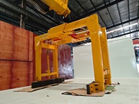 Grue portique mobile de 16 tonnes, portée de 16 m, sur pneus, palan électrique mobile, sans fondation, pour levage en atelier et entrepôt de stockage d'acier