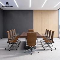 Chaise de bureau à dossier bas de style industriel SpaceUnited, chaise de visiteur ergonomique moderne pour bureau