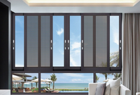 Ventanas Corredizas Modernas de Doble Vidrio y Aluminio para Casas, Ventanas Horizontales de Acero Inoxidable y Aleación de Aluminio Magnético para Apartamentos
