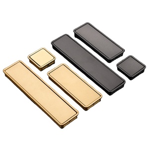 Новый дизайн, Европейский шкаф из скрытого цинкового сплава, роскошные ручки и ручки для шкафа - Product Image 1