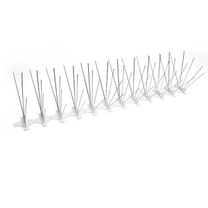 50CM Stainless Steel Base (Freely Bendable) 5 Rows Bird Repellent Spikes <strong>Insect</strong> <strong>Control</strong> Roofs Balconies <strong>Spray</strong> Eco-Friendly - Product Image 1