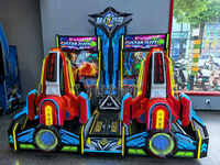 Machine d'arcade Star Fantasy Fighter pour joueurs anglophones, jeu de tir et de course à monnayeur, fabriquée en métal durable