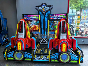 Máquina Arcade Star Fantasy Fighter en Inglés, Juego de Disparos y Carreras Operado con Monedas, Hecho de Metal Resistente - Product Image 3
