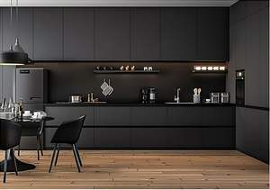 Diseño de Cocina Modular Moderna en Forma de L con Gabinetes de Primera Calidad, Iluminación Suave, Almacenamiento Inteligente y Acabado Contemporáneo Elegante - Product Image 6