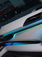 ICarsin mise à niveau 256 couleurs symphonie Led éclairage ambiant intérieur de voiture pour Toyota Sienna 2021-2024 accessoires de décoration de bande
