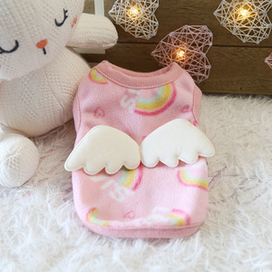 JXANRY graziosi vestiti caldi <span class=keywords><strong>per</strong></span> cuccioli di cane e gatto cappotto invernale <span class=keywords><strong>per</strong></span> gatti appena nati in polvere blu latte morbido e accogliente - Product Image 2