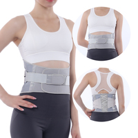 Ceinture de Soutien Lombaire Élastique en Polyester Gris S-XL – Vente Directe Usine – Confort et Protection pour l'Haltérophilie et l'Exercice Physique
