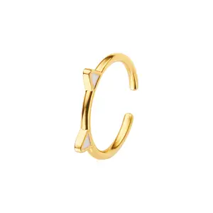 Nieuwe Mode Hoge Kwaliteit 925 Sterling Zilveren Ring Verstelbare Sieraden Schattige Kat Gevormd Ontwerp Ring Voor Cadeau Vrouwen