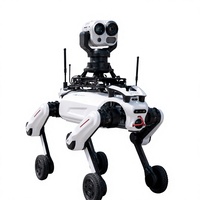 Robot chien industriel IA T01, robot quadrupède intelligent à haute capacité de charge utile pour les applications industrielles d'inspection autonome