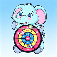 Cible de fléchettes gonflable publicitaire 2026 pour enfants, jeu interactif de lancer de balles collantes pour la famille, jouet d'intérieur pour fêtes en extérieur