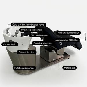 Sillón <span class=keywords><strong>de</strong></span> Champú Eléctrico <span class=keywords><strong>de</strong></span> Lujo, Ecológico, Lavabo y Silla para Champú <span class=keywords><strong>de</strong></span> Salón, Cama <span class=keywords><strong>de</strong></span> Champú Reclinable para Spa Capilar, Muebles <span class=keywords><strong>de</strong></span> Salón <span class=keywords><strong>de</strong></span> Belleza - Product Image 3
