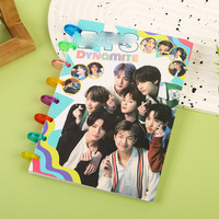 Le mini bloc-notes imprimé avec logo de couverture kpop peut être personnalisé pour les activités de soutien des fans
