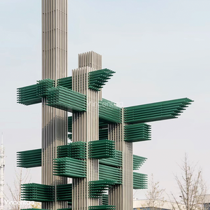 Vincentaa Scultura Astratta in Acciaio Inossidabile per Esterni, Decorazione Artistica per Spazi Pubblici - Product Image 5
