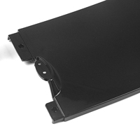 Spoiler Bibir Bumper Depan Mobil untuk BMW F10 Seri 5 M Sport 2011-2017 Hitam Glossy