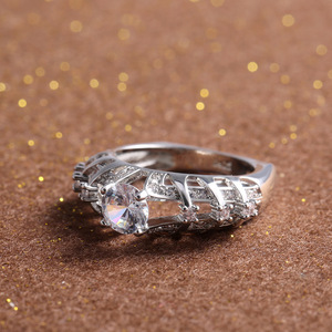 Geometric Openwork Ring for Women Creative Fashion Party Finger Accessory Gift - Product Image 4