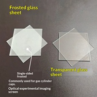 Vitre de visualisation circulaire personnalisée de petite taille, sérigraphiée, résistante aux hautes températures, en verre borosilicate de haute qualité