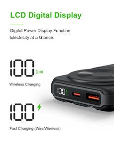 <span class=keywords><strong>Chargeur</strong></span> rapide populaire <span class=keywords><strong>Power</strong></span> Bank 10000Mah <span class=keywords><strong>chargeur</strong></span> sans fil pour iWatch support de téléphone en métal affichage numérique câble intégré <span class=keywords><strong>Power</strong></span> Bank - Product Image 2